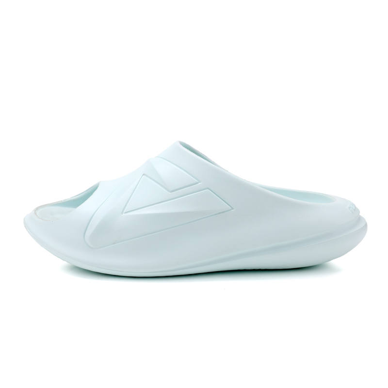 PEAK PEAK Slip Resistant Abrasion Resistant EVA Leather Patchwork Quiet Slide Slippers Men's