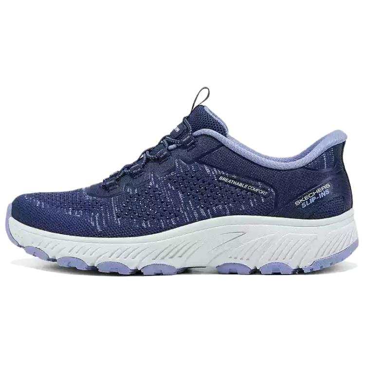 Skechers OUTDOOR WOMENS Fabric Comfortable Abrasion Resistant Breathable Low top Casual Shoes Women's Marine Blue
