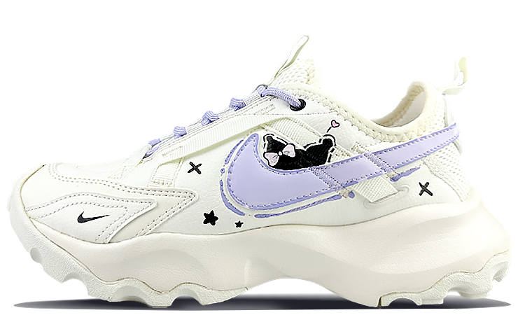 Nike Nike TC 7900 Cushioning Breathable Cushioning Breathable Low top Casual Shoes Women's Black White Purple