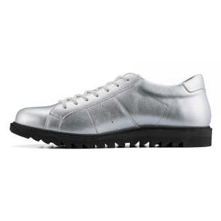 Onitsuka Tiger Court T Slip Resistant Abrasion Resistant Low top Casual Shoes Unisex Silver Black
