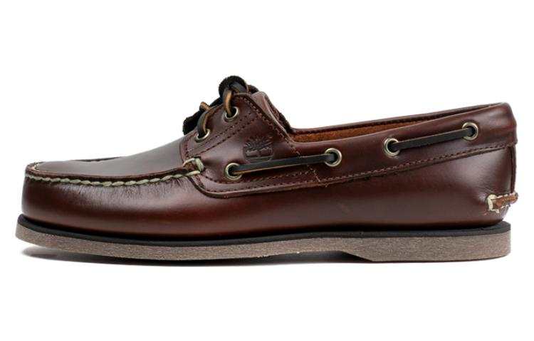 Timberland 2 Eye Lug Handsewn Boat Shoe 'Brown'