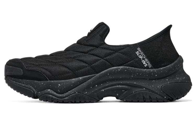 Skechers Hands Free Slip Ins Versatile Abrasion Resistant Abrasion Resistant Low top Casual Shoes Men's Black