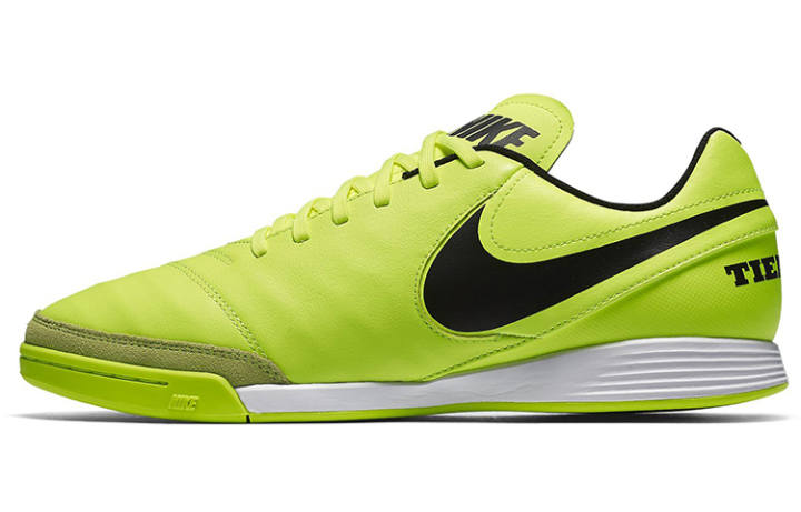 Nike Nike IC/in Leather Cushioning Slip Resistant Abrasion Resistant Soccer Shoes Men's Green