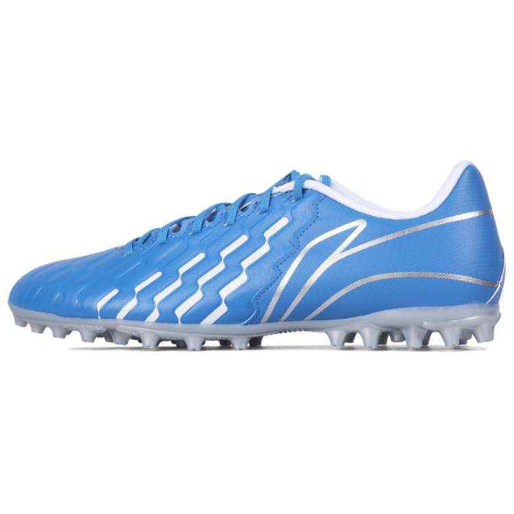 Li-Ning Li Ning MG Multi Ground Artificial Turf Abrasion Resistant Soccer Shoes Men's Blue White