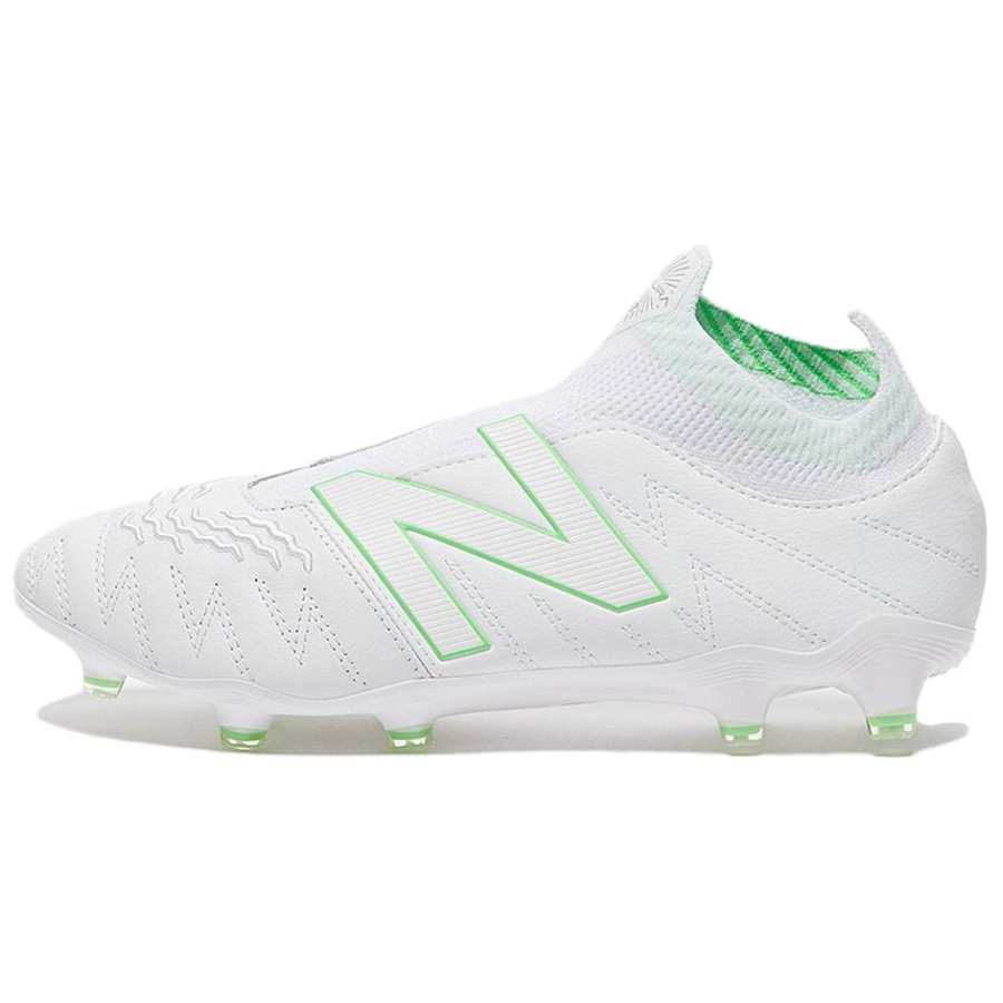 New Balance New Balance Tekela V3+ FG Firm Ground Natural Grass Soccer Shoes Men's White Green