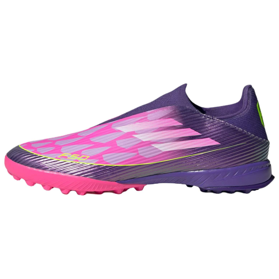 Adidas Adidas x Lamine Yamal F50 League Soccer Shoes Unisex Eggplant Purple