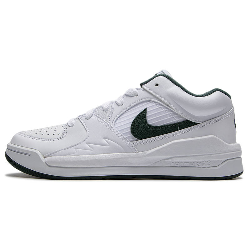 Jordan Jordan Stadium 90 Synthetic Leather, Cow Leather Low top Casual Shoes Women's White Green