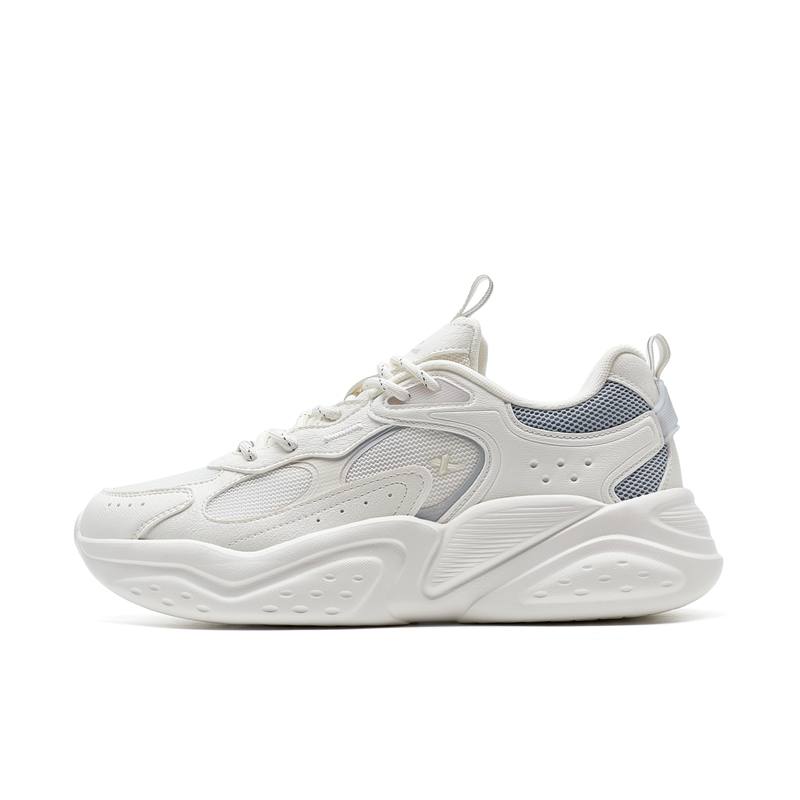 XTEP Low top Casual Shoes Women's White Gray