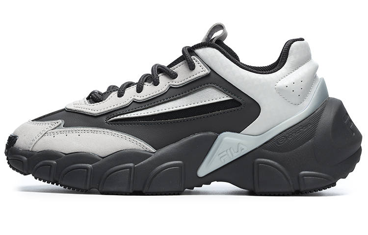 FILA Fashion Sneakers Low top Casual Shoes Women's Lotus Root Gray Forged Iron