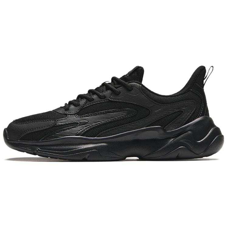Anta Cushioning, Wear Resistant Low top Casual Shoes Women's Black