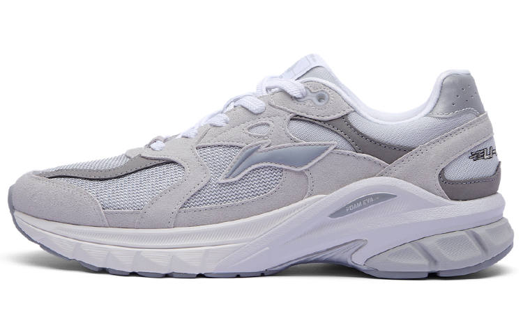 Li-Ning Li Ning Low top Sports Casual Shoes Men's Gray Purple