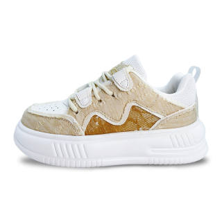 ITGI Cushioning Lightweight Height Increasing Low top Casual Shoes Unisex Beige