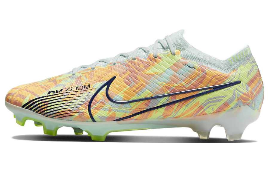 Nike Nike Zoom Vapor 15 FG Firm Ground Firm Ground Slip Resistant Abrasion Resistant Soccer Shoes Men's Green Yellow