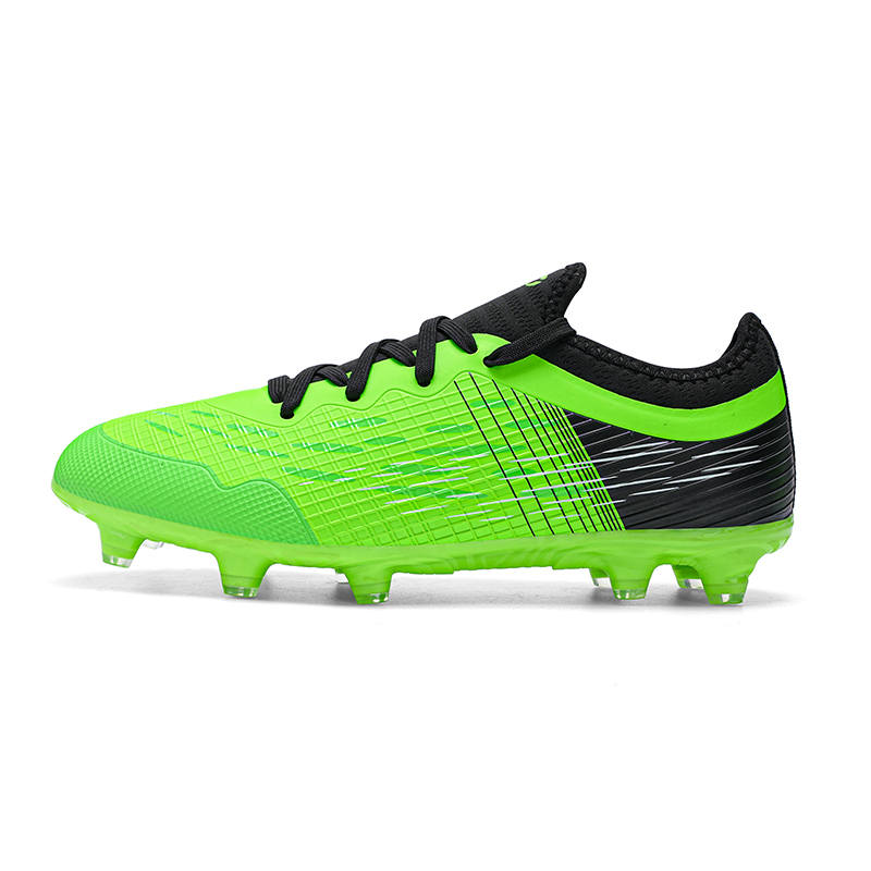 BIANSULONG TF Rubber Broken Studs AG Rubber Short Studs Soft Ground, Indoor Soccer Shoes Unisex Green