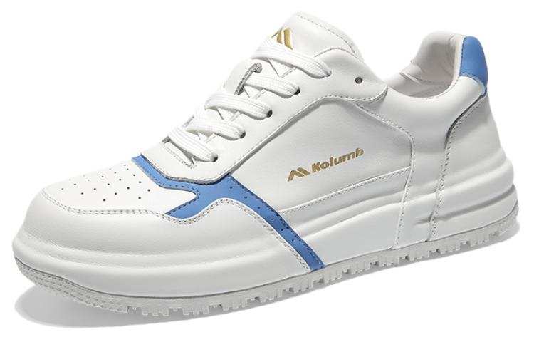 KOLUMB Top Grain Cow Leather Slip Resistant And Breathable Low top Casual Shoes Men's
