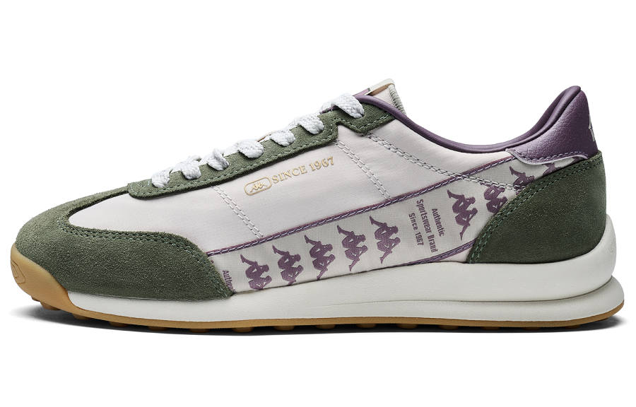 Kappa SERIES Back to Back Wear resistant And Lightweight Low top Casual Shoes Women's Malt Beige Army Green