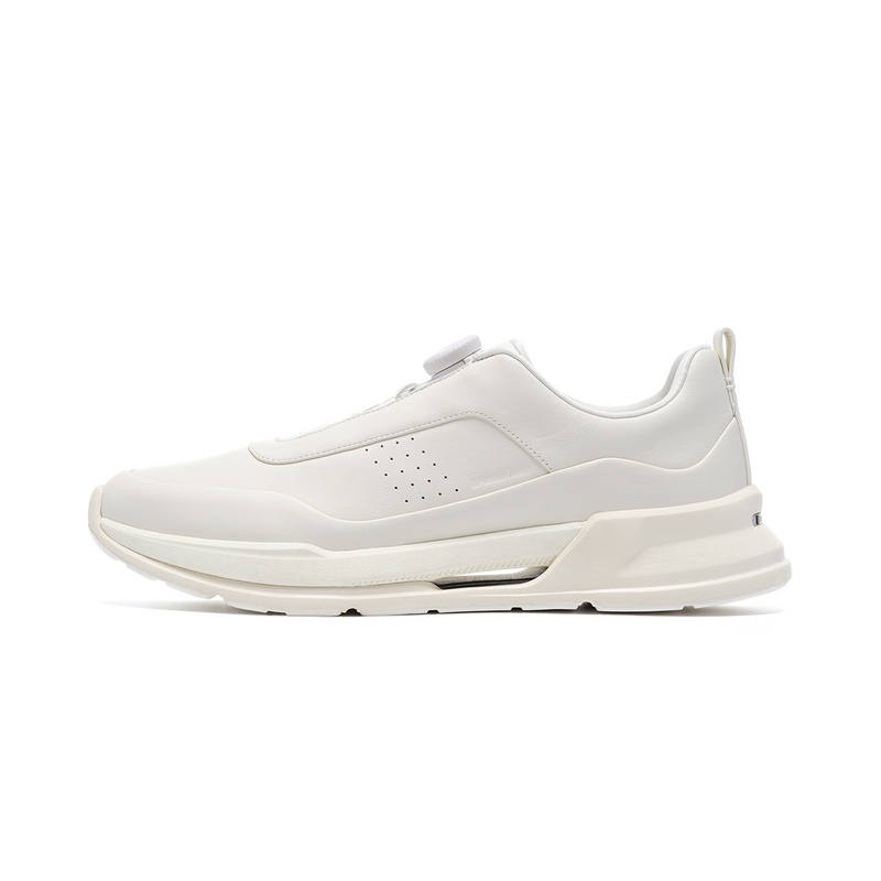 LI-NING 1990 LI NING 1990 Diligent Practice Lightweight Rebound Low top Casual Shoes Men's Ecru