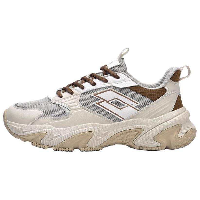 LOTTO Slip Resistant And Breathable Low top Casual Shoes Men's Brown Gray