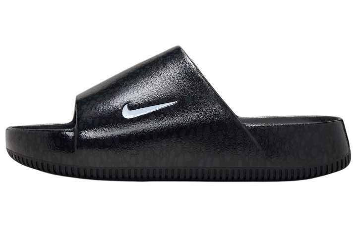 Nike Nike Calm Slide Comfortable Round Toe Quiet, Slip Resistant, Odor Resistant Slide Slippers Men's Black