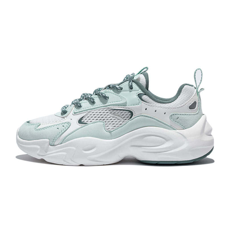 ANTA SUPERSTORE CHAOJIANTA Life Collection Low top Casual Shoes Women's White Green