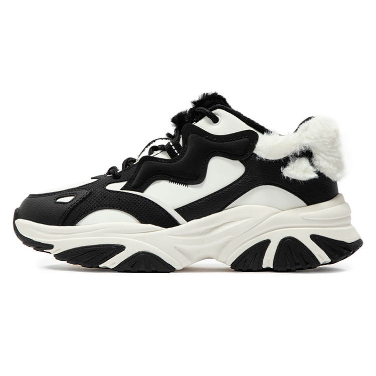 361° Sable Shoes Slip Resistant, Abrasion Resistant, Thermal Mid top Casual Shoes Women's White Black