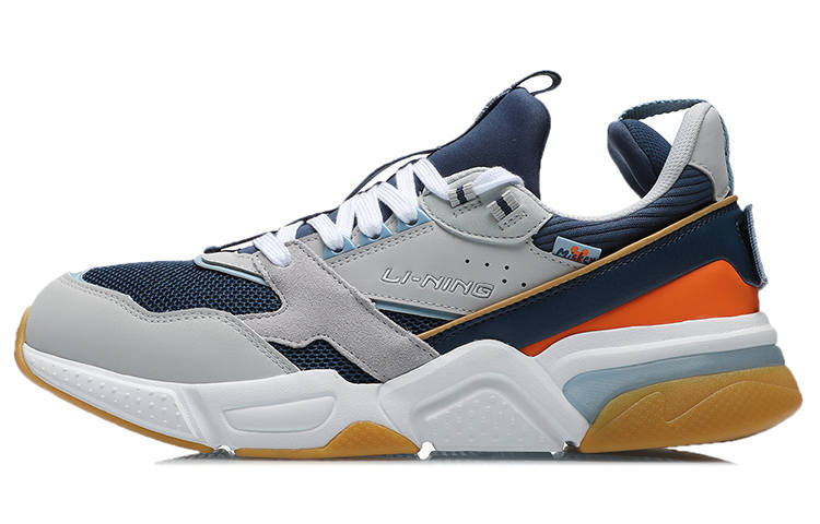 Li-Ning Disney x Li Ning 001 Slip Resistant Abrasion Resistant Low top Running Shoes Unisex Gray Blue