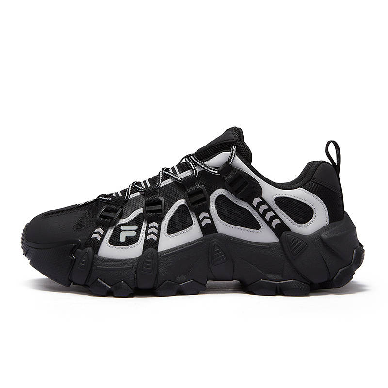 FILA FUSION EXOCET Mountains Shoes Low top Casual Shoes Men's Black Lotus Gray