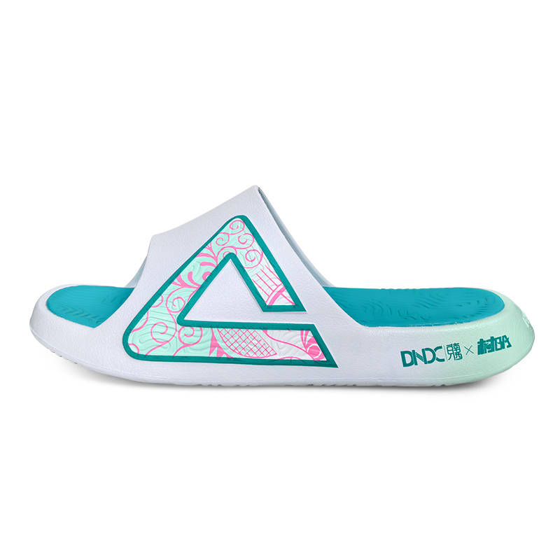 PEAK PEAK Slide Slippers Men's White Blue Green
