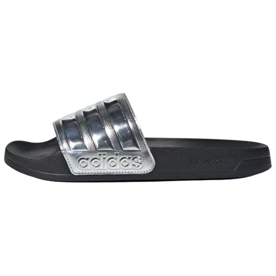 Adidas Adilette Adidas Shower Slide 'Silver Metallic' Women's