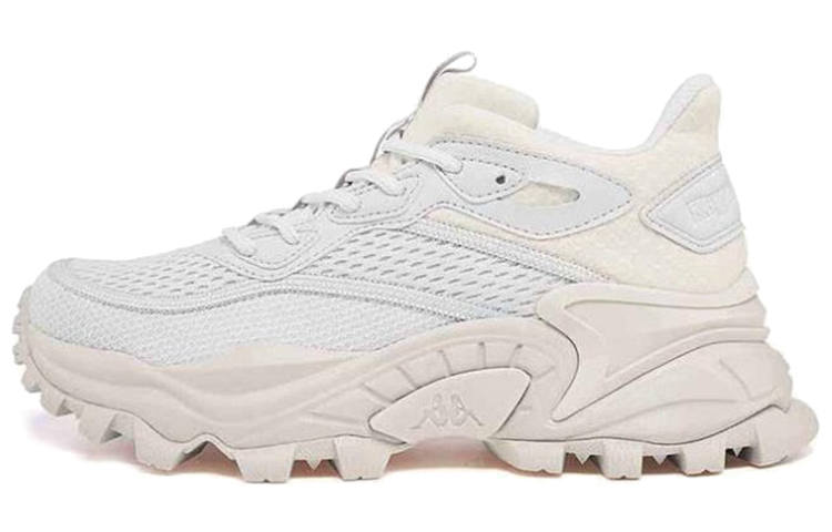 Kappa Fabric Cushioning Slip Resistant Cushioning Slip Resistant Low top Casual Shoes Women's Moon Gray