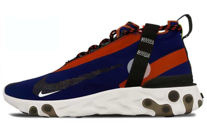 Nike Nike React Runner Mid Wr Ispa Blue Void Team Orange