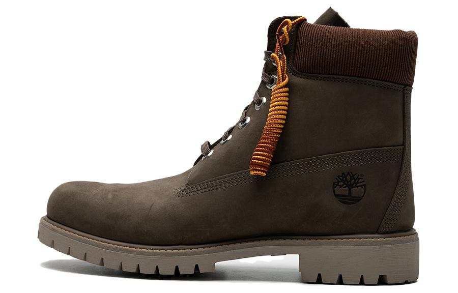 Timberland Timberland Short Combat Boots Men's Dark Coffee