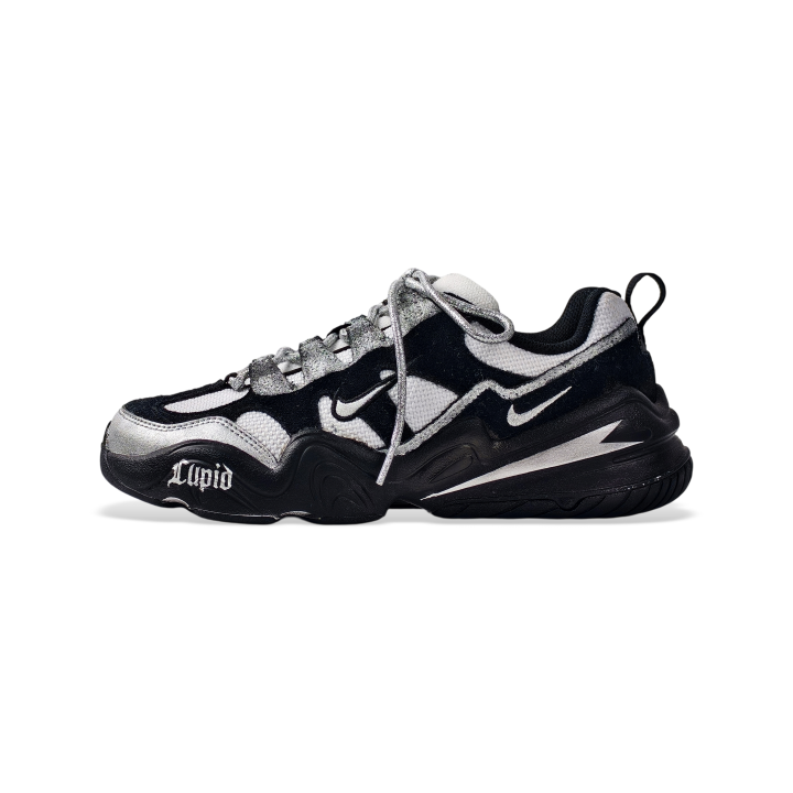 Nike Nike Tech Hera Casual Shoes Unisex Low Top Black White Gray Patchwork