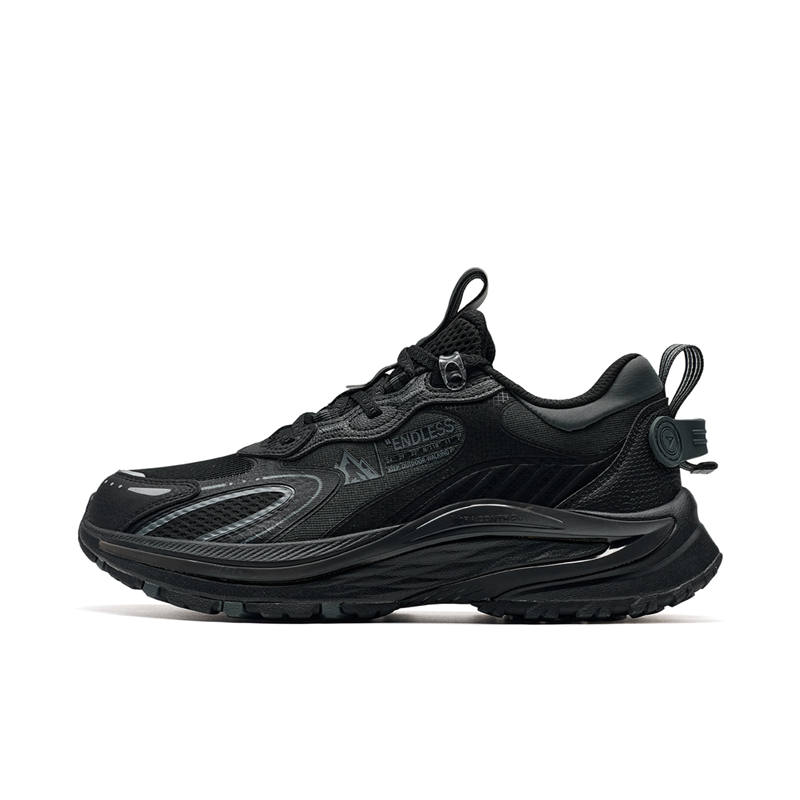 XTEP Creation 3.0 Comfortable Slip Resistant Low top Casual Shoes Men's Black
