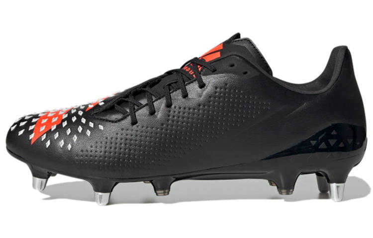 Adidas Adidas PREDATOR Soccer Shoes Unisex Low Top Black/Orange