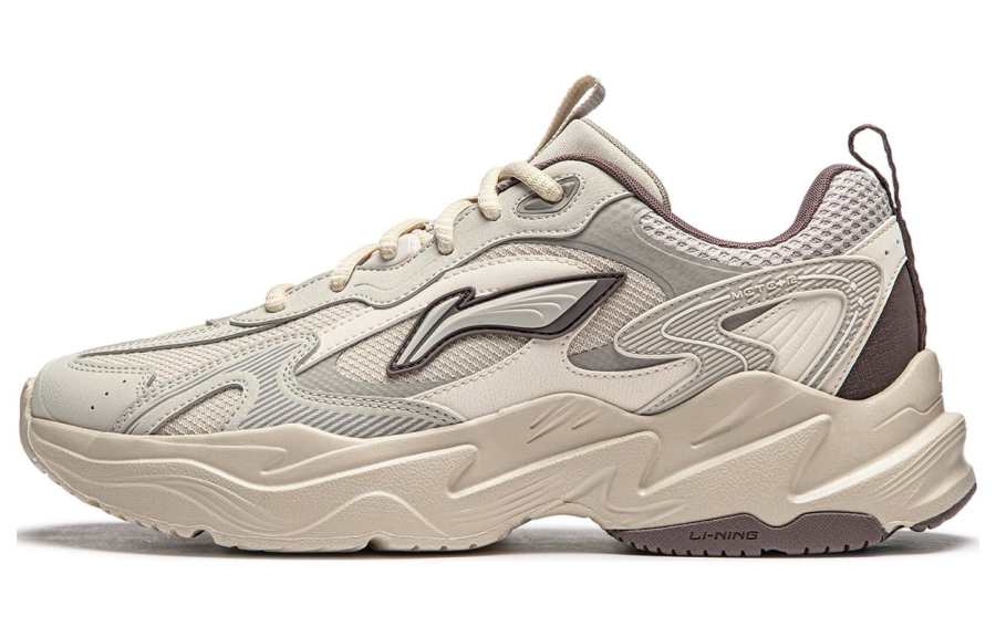 Li-Ning Li Ning Meteor Cushioning Slip Resistant Abrasion Resistant Support Low top Casual Shoes Men's Gray