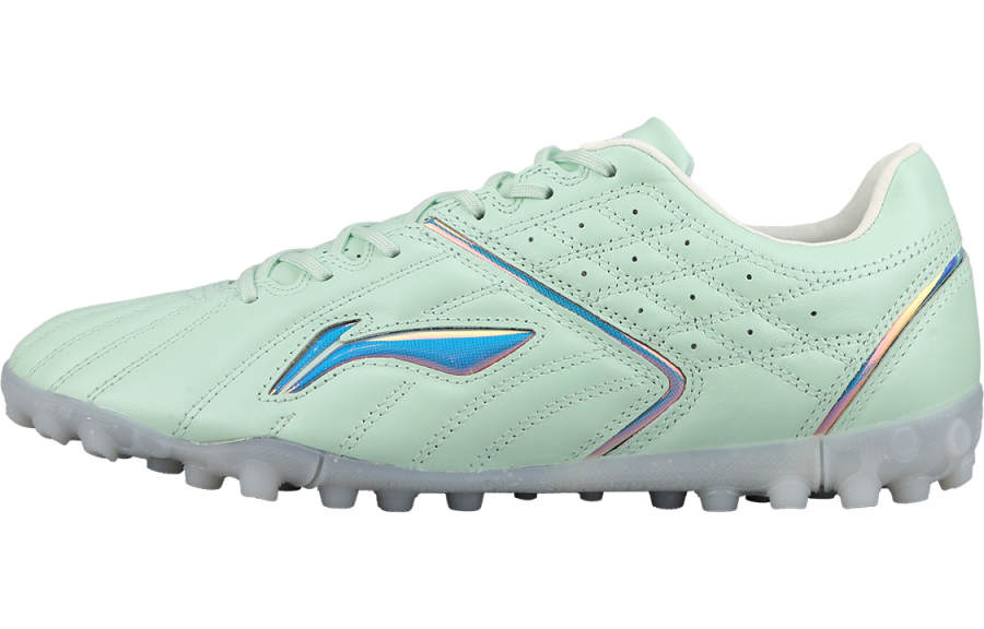 Li-Ning Li Ning TF Turf Artificial Turf Cushioning Soccer Shoes Men's Aqua Green