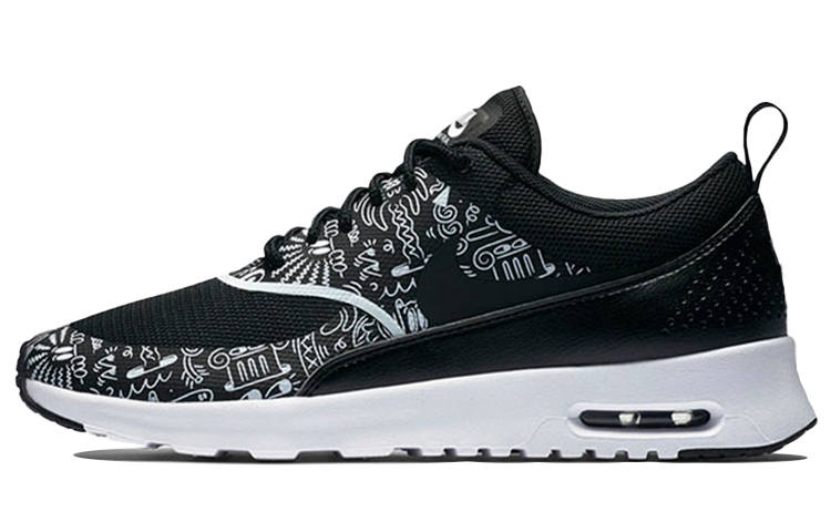 Nike Nike Air Max Thea Low top Casual Shoes Women's Black White
