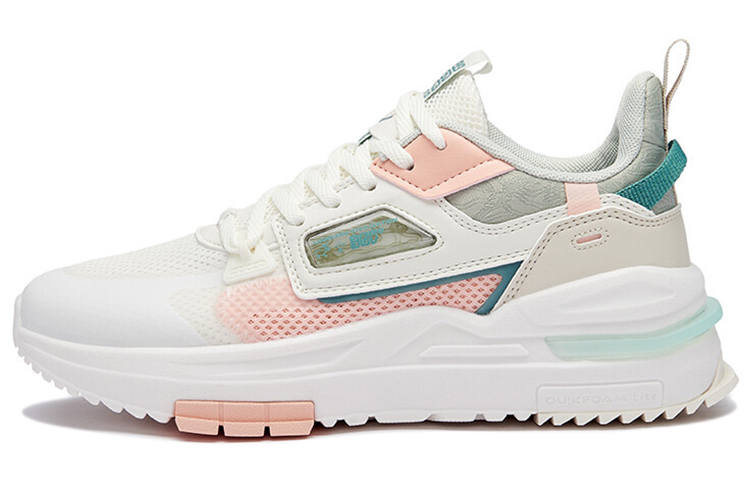 361° Casual Shoes Women's Low Top Feather White/Mint Gray Green