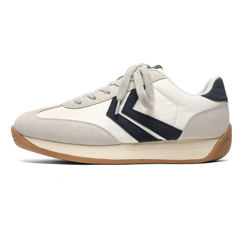 FEIYUE Slip-Resistant Abrasion-Resistant Low-top Casual Shoes Men's Beige Blue