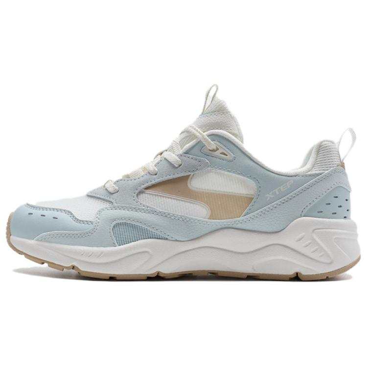 XTEP Slip Resistant Abrasion Resistant Low top Casual Shoes Women's Blue White