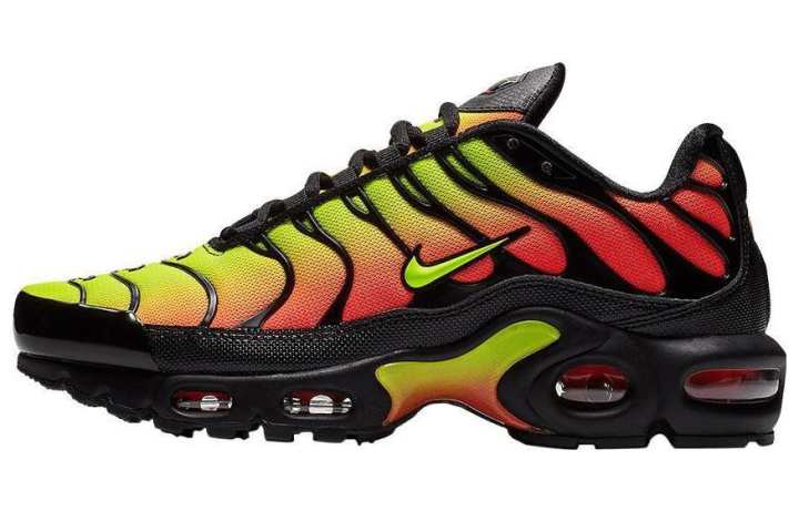 Nike Nike Air Max Plus Black Volt Solar Red Women's