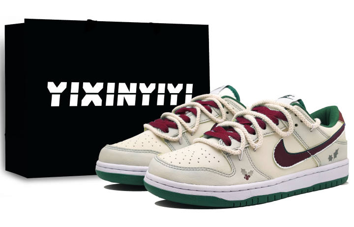 Nike Nike Dunk Low top Skateboard Shoes Unisex Snake Fruit Red