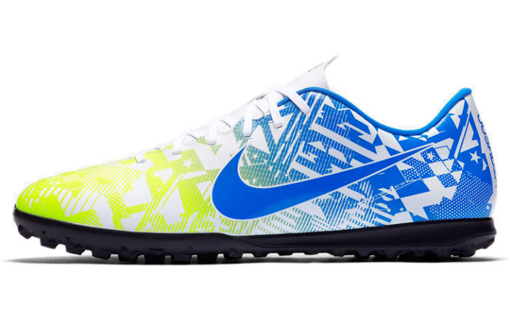 Nike Nike Vapor 13 Club Njr Tf Turf White/Volt/Black/Racer Blue Yellow
