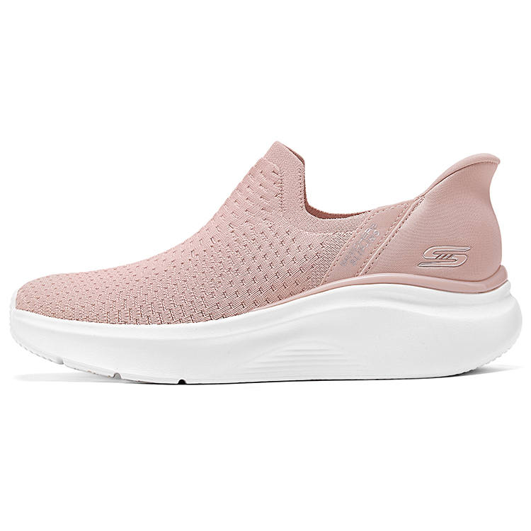 Skechers Abrasion Resistant Low top Walking Shoes Women's Nude Pink