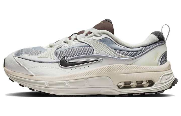 Nike Nike Air Max Bliss Breathable Low top Casual Shoes Women's White Gray Recyclable Material