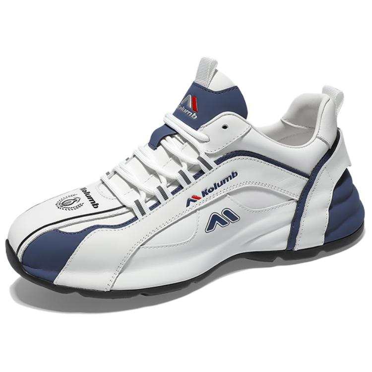 KOLUMB Top Grain Cow Leather Wear resistant And Waterproof Low top Casual Shoes Men's