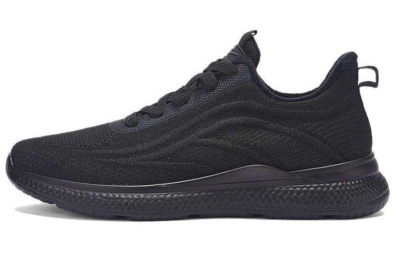 Warrior Fleece Lined Thermal Comfortable, Sports Trendy Low top Casual Shoes Men's Black