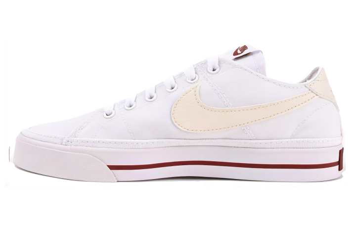 Nike Nike Coat Legacy Canvas Slip Resistant Abrasion Resistant Low top Casual Shoes Unisex White