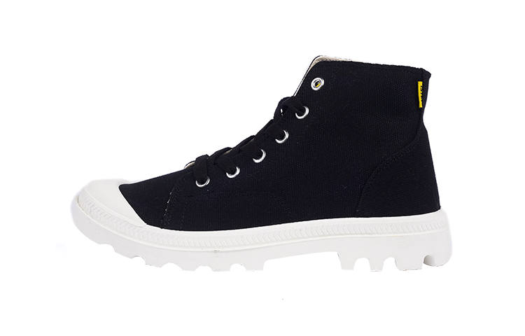 ISTEP ISTEP Canvas Short Combat Boots Women's Black